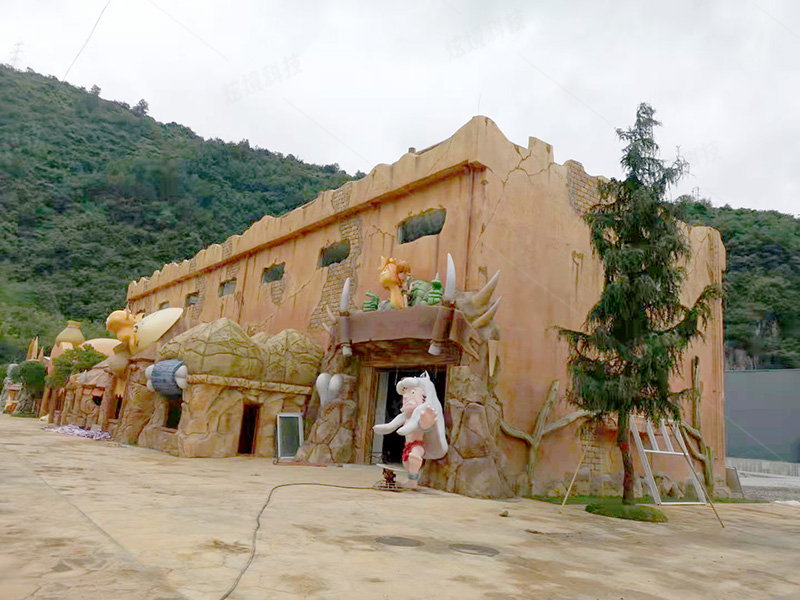 商洛首个裸眼3D轨道影院恐龙主题乐园